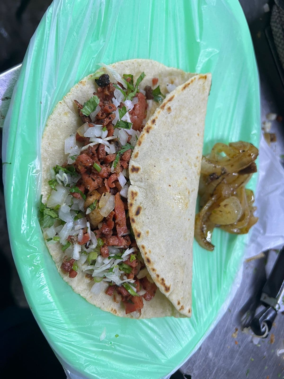 Taco Torteado de Pastor