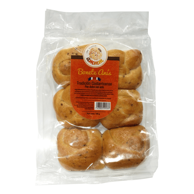 Pan Bonete Dulce Anís Bolsa 192 g