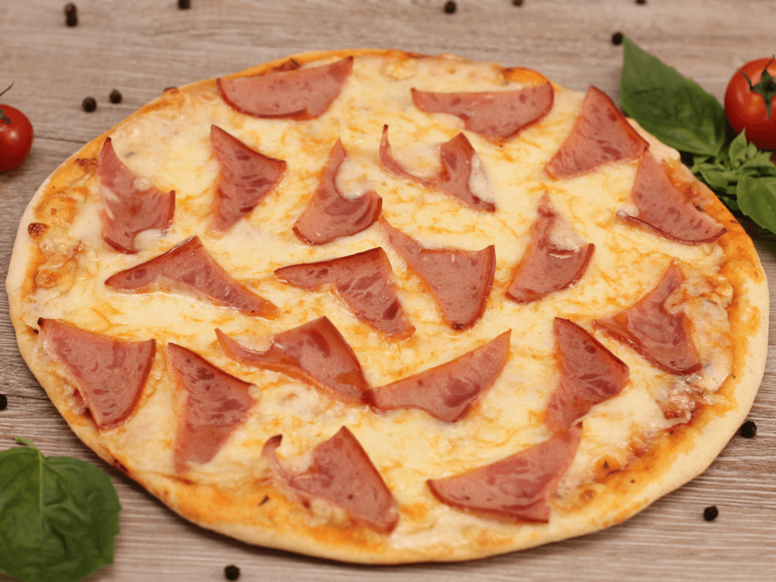 Pequeña jamon y queso