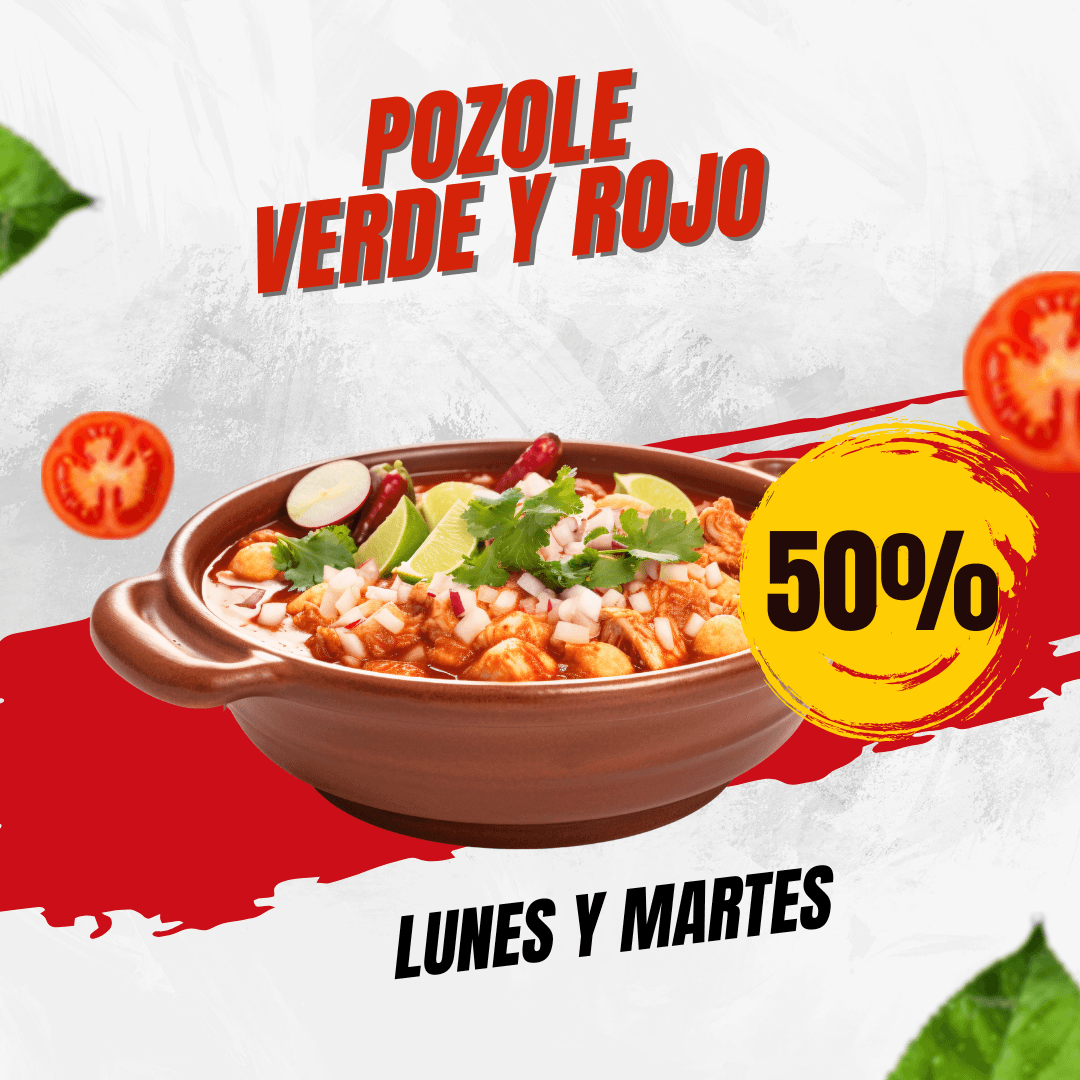 Pozole Rojo (Promo Lunes y Martes)