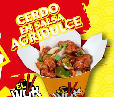 Cerdo en salsa agridulce