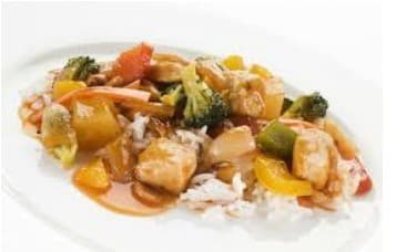 Chop Suey con Pollo Mediano