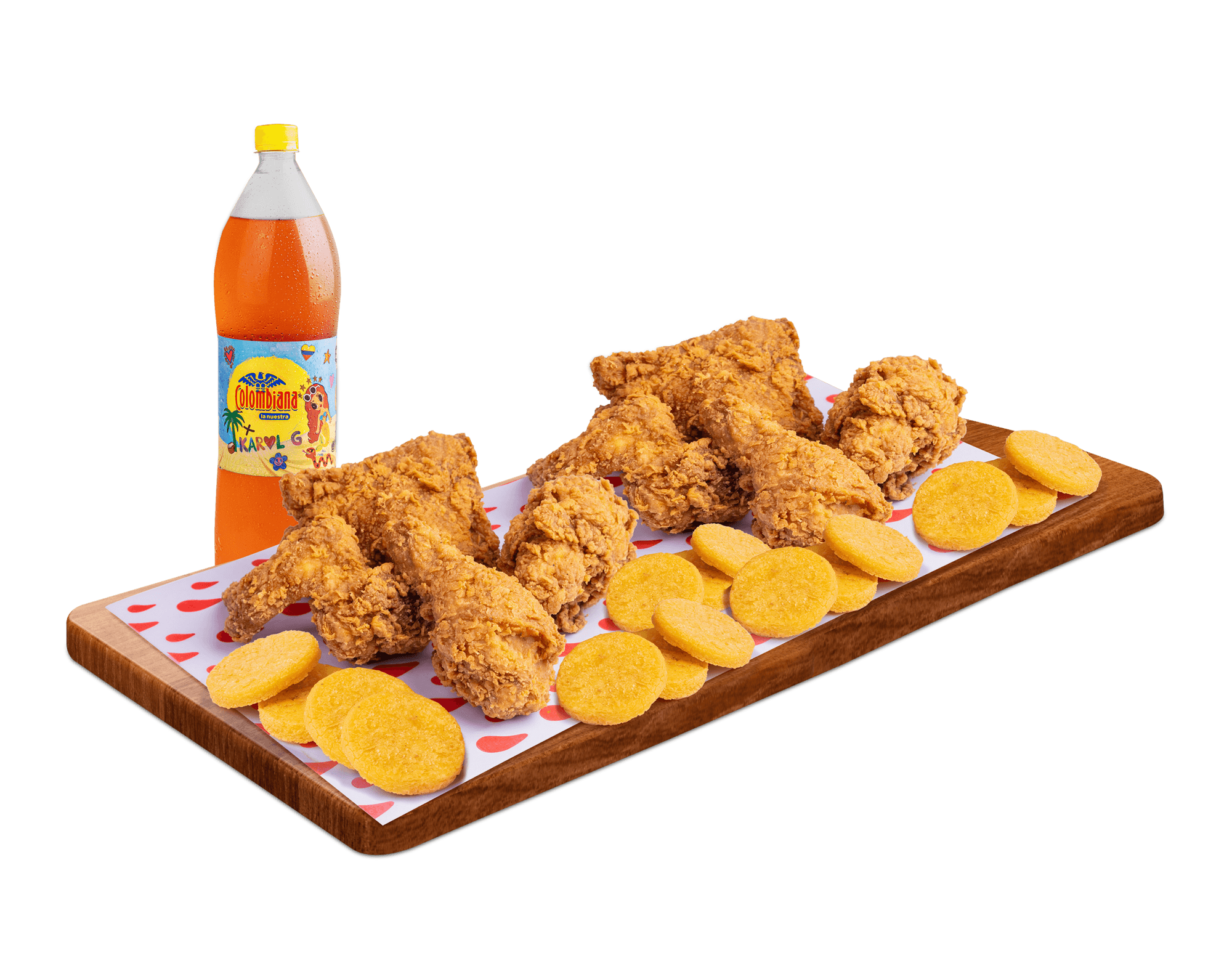 Promo 8 Presas + Arepas + Postobon 1.5L (1238)