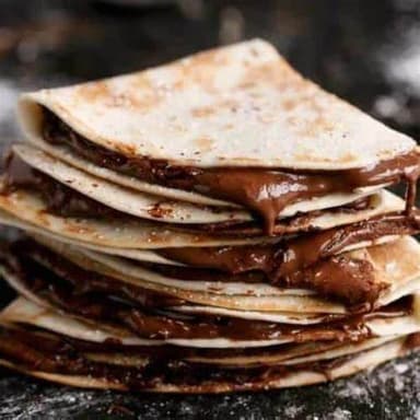Quesadilla Nutella