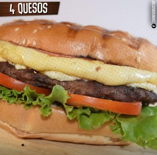 Hamburguesa 4 Quesos