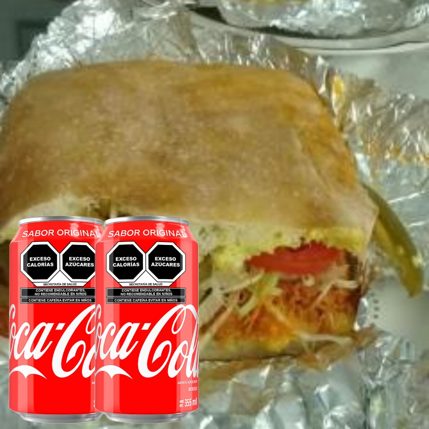 Combo 2 Tortas de Lomo Abodabo + 2 Refrescos