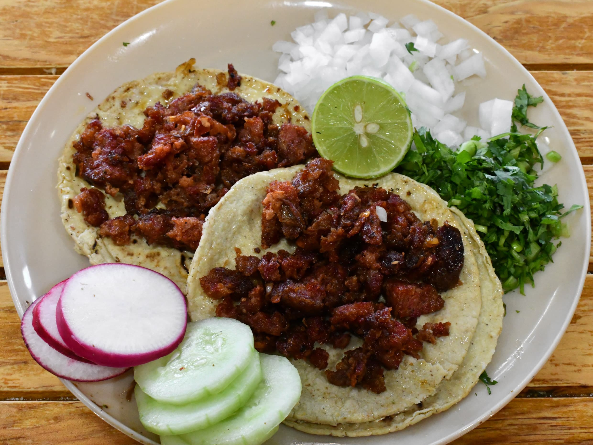 Taco de Chorizo 🔥