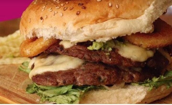Hamburguesa Doble de Res