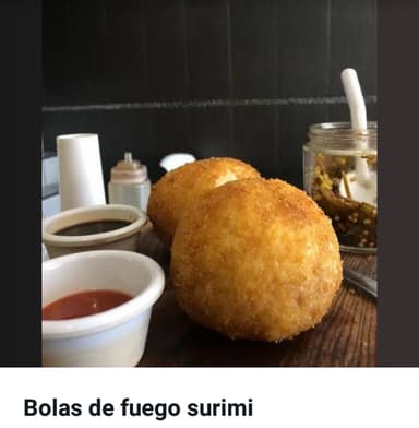 Bola de Fuego de Surimi