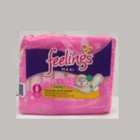 TOALLA FEMENINA C/ALAS FEELINGS PAQUETE