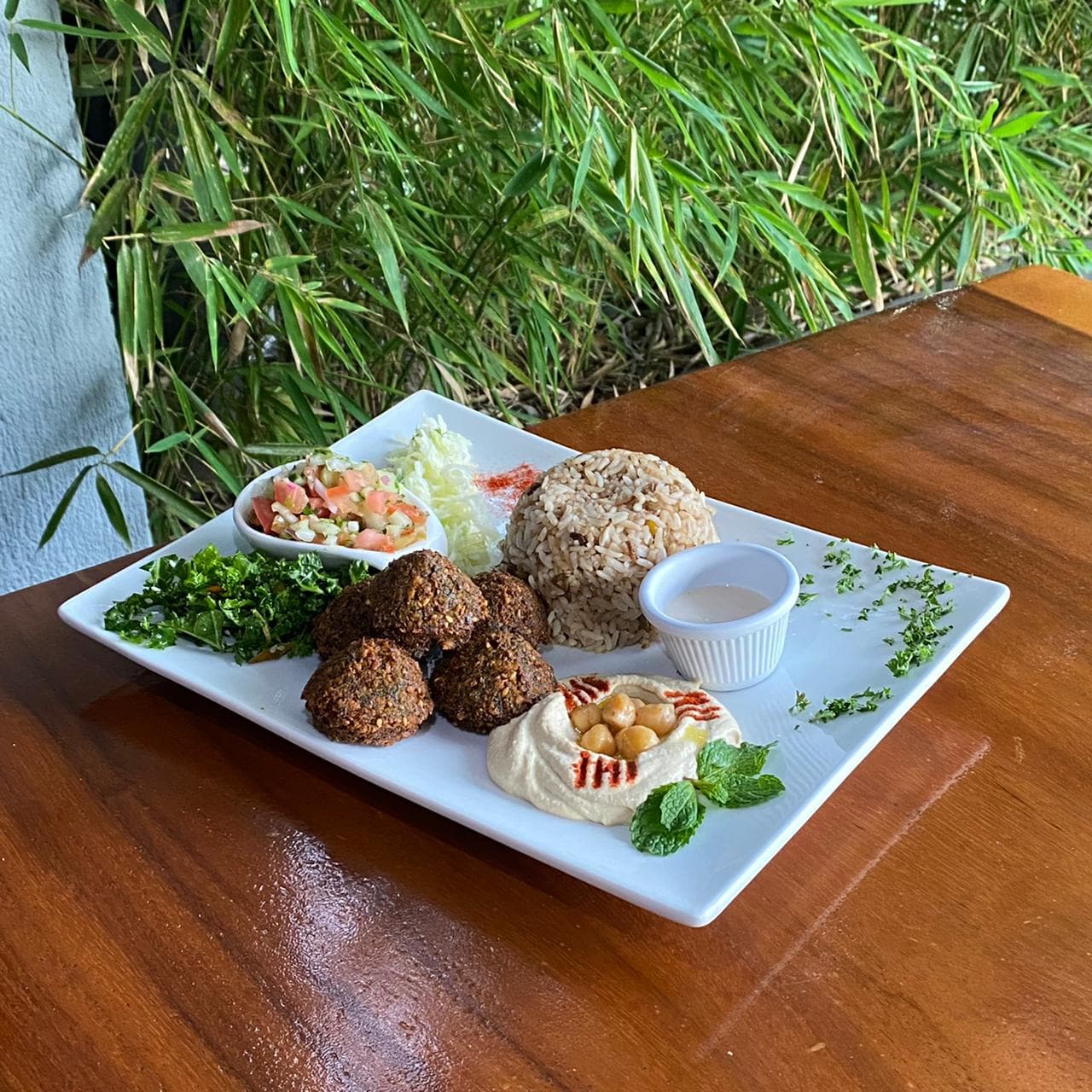 Plato de Falafel