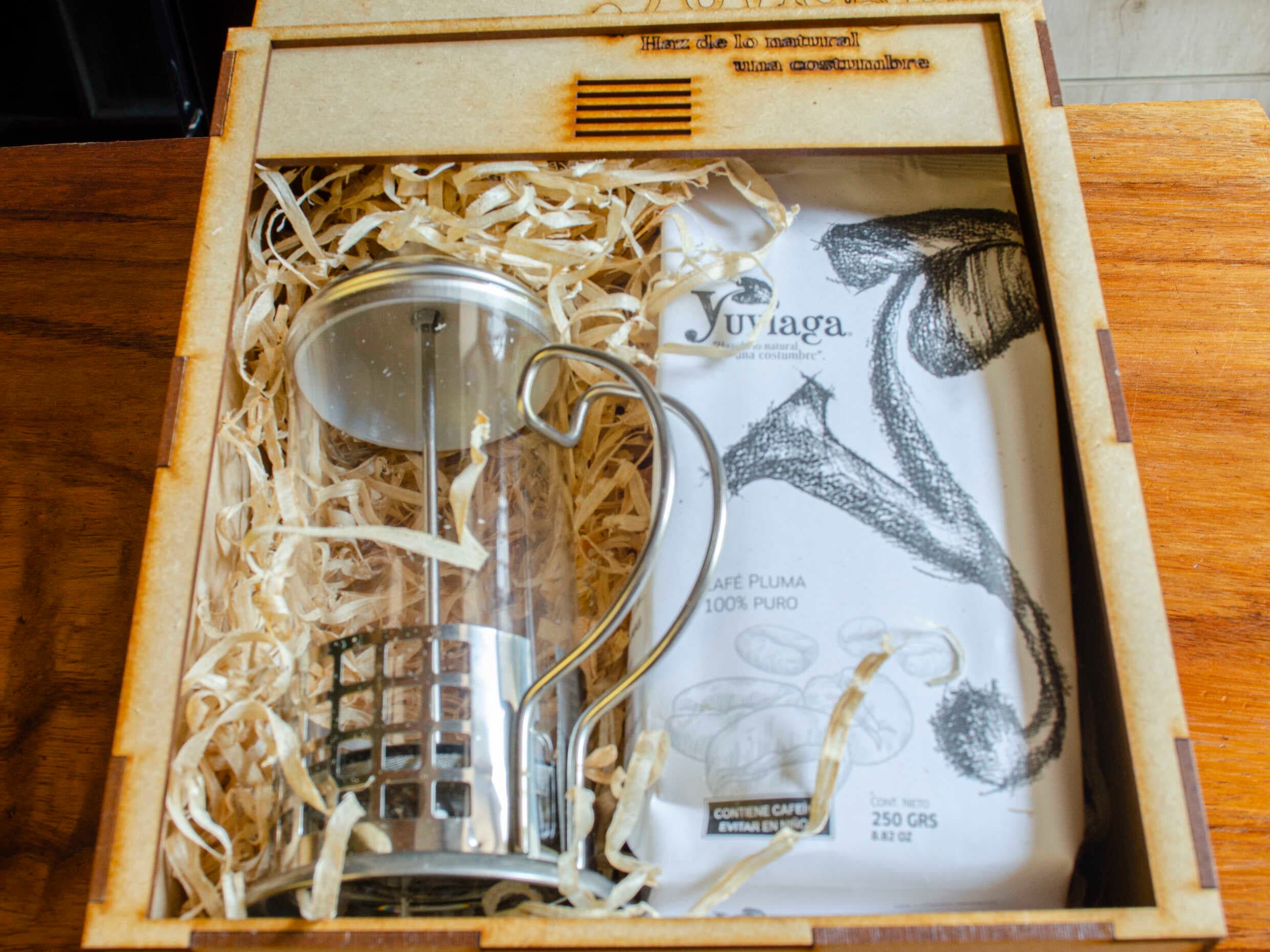 Caja de regalo de madera chica