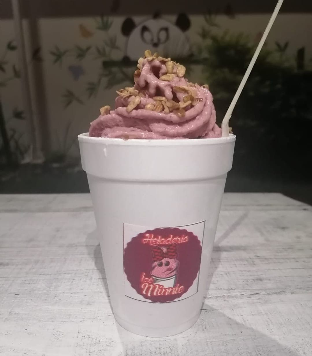Helado de Yogurt con Fruta Grande