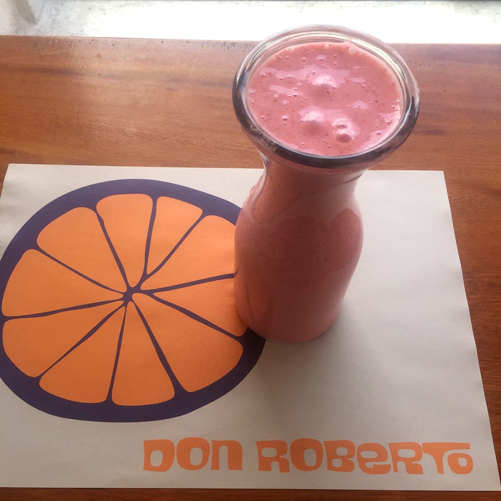 Jugo de Fresa con Leche
