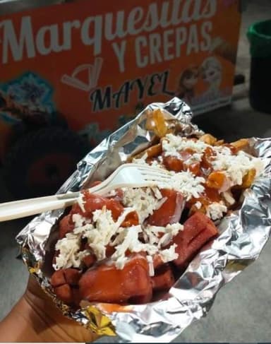 Platillo de Salchipapas
