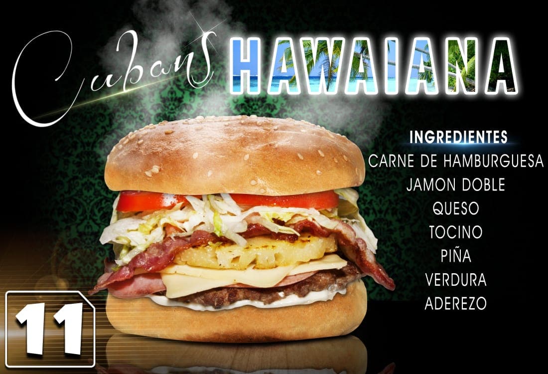 Hamburguesa Hawaiana