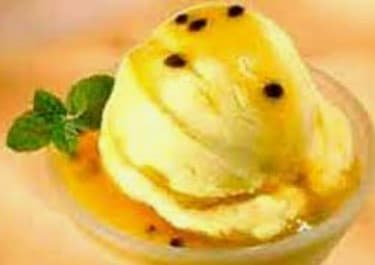Helado de Maracuyá