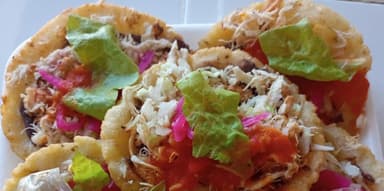 5 Panuchos de Pollo