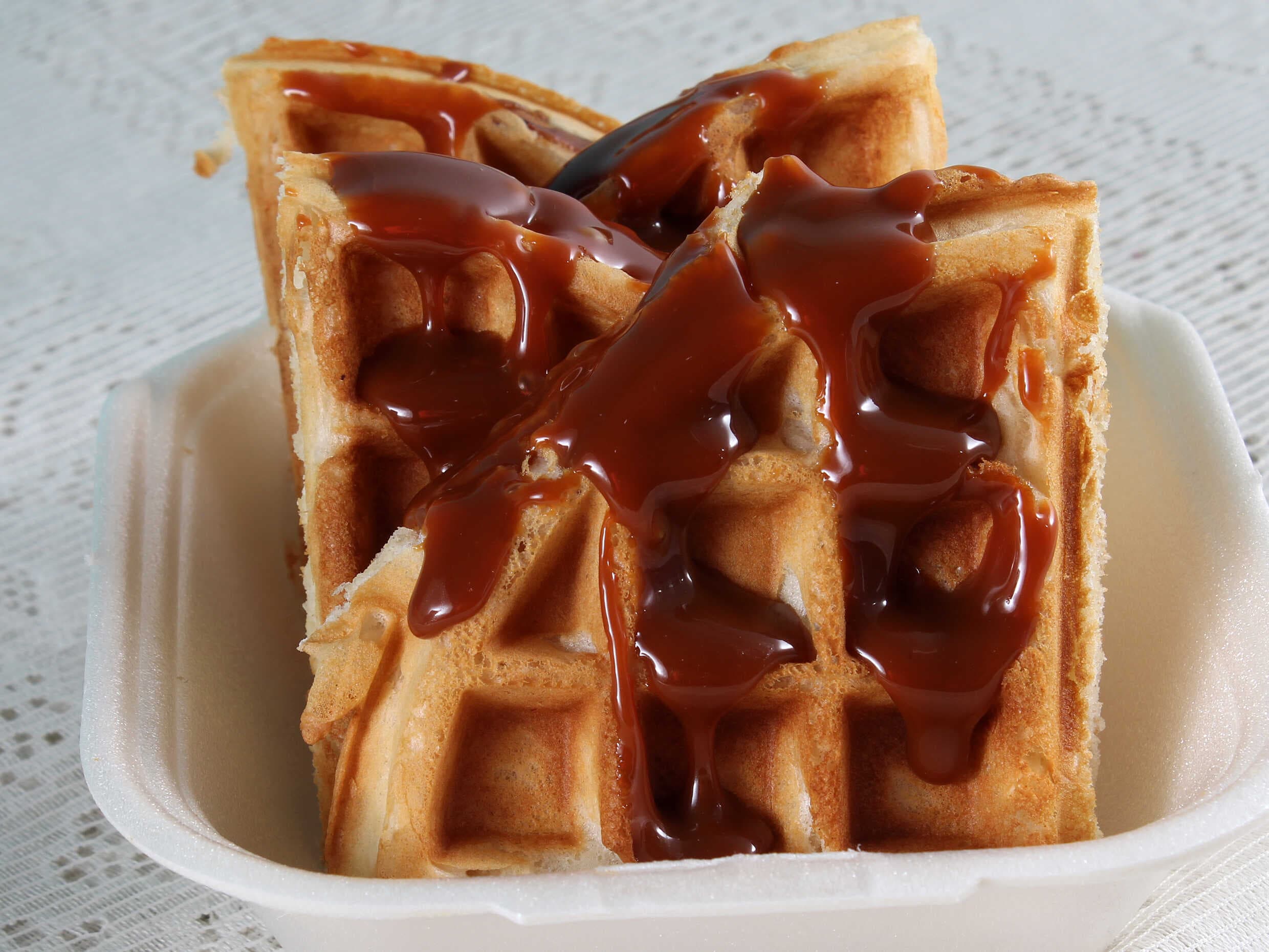 Waffle de Cajeta