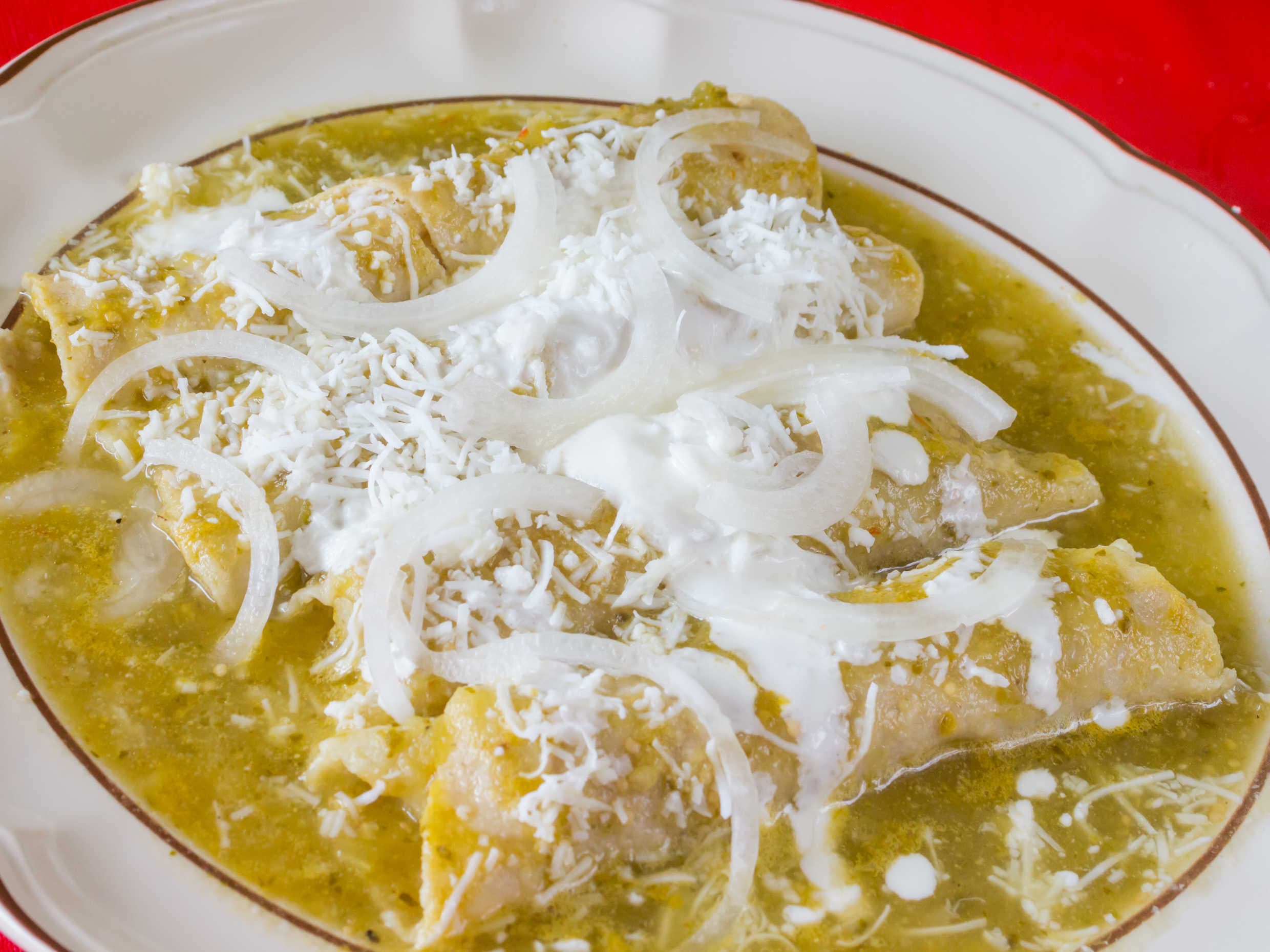 Enchiladas Verdes (4 Pzs)