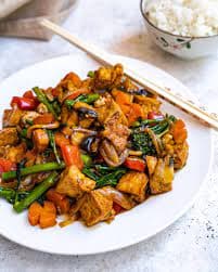 Chop Suey en Salsa Vegetariano