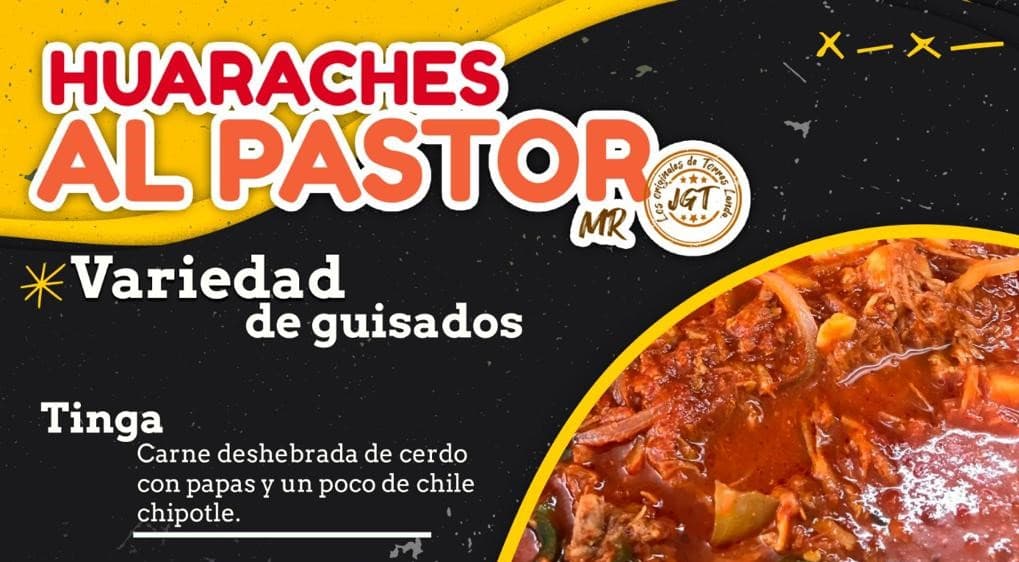 Huarache de tinga