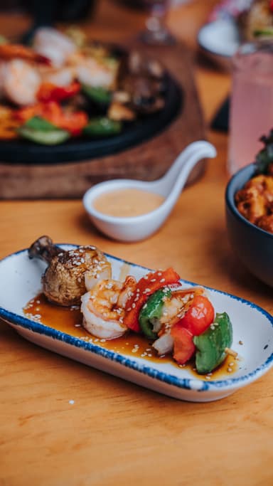 Yakitori de Camarón