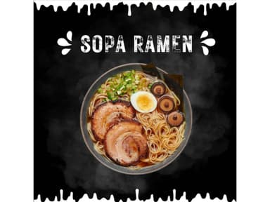 SOPA RAMEN CON FIDEOS Y  VEGETALES.