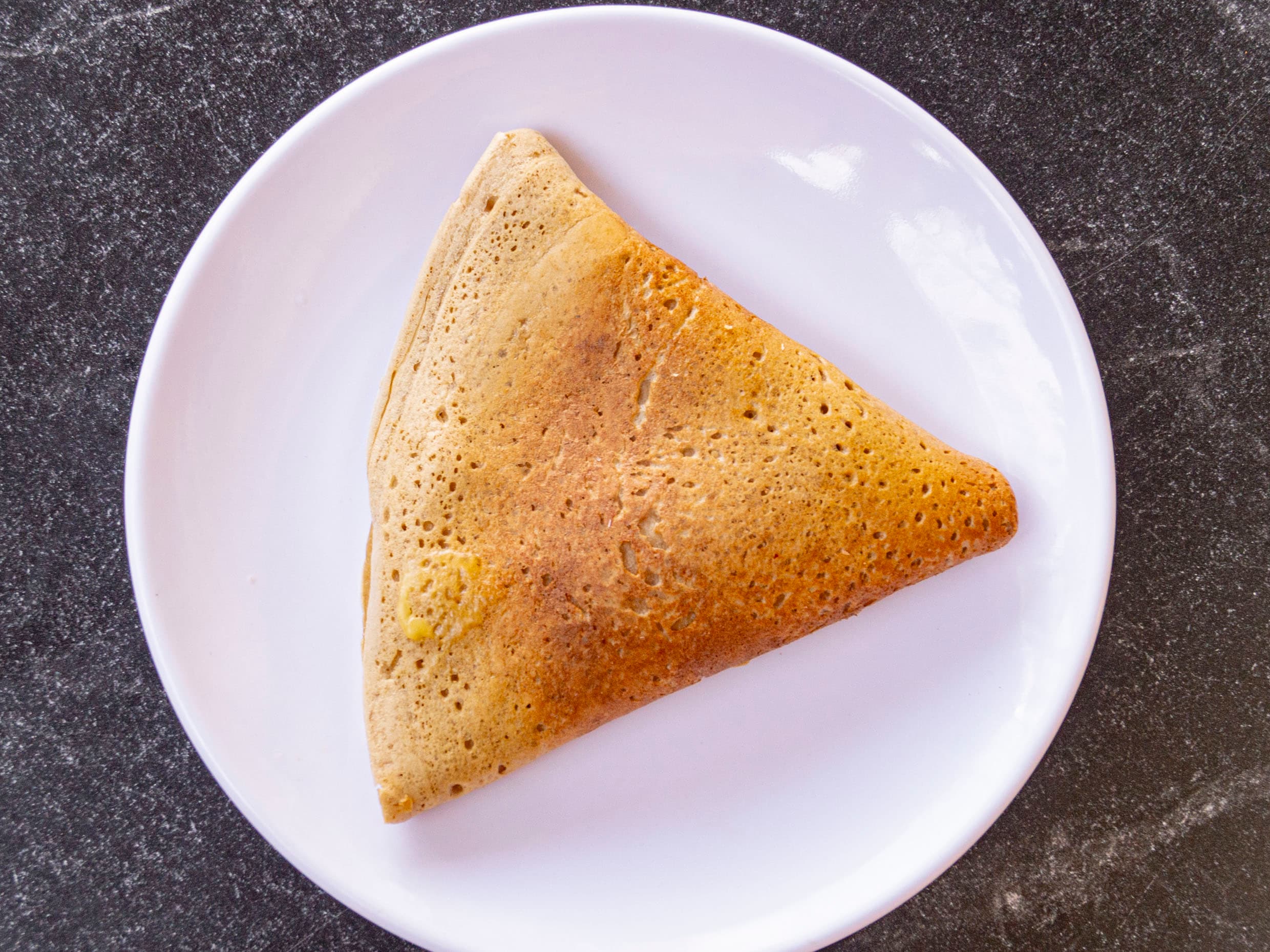 Crepa Salada de Jamón con queso manchego