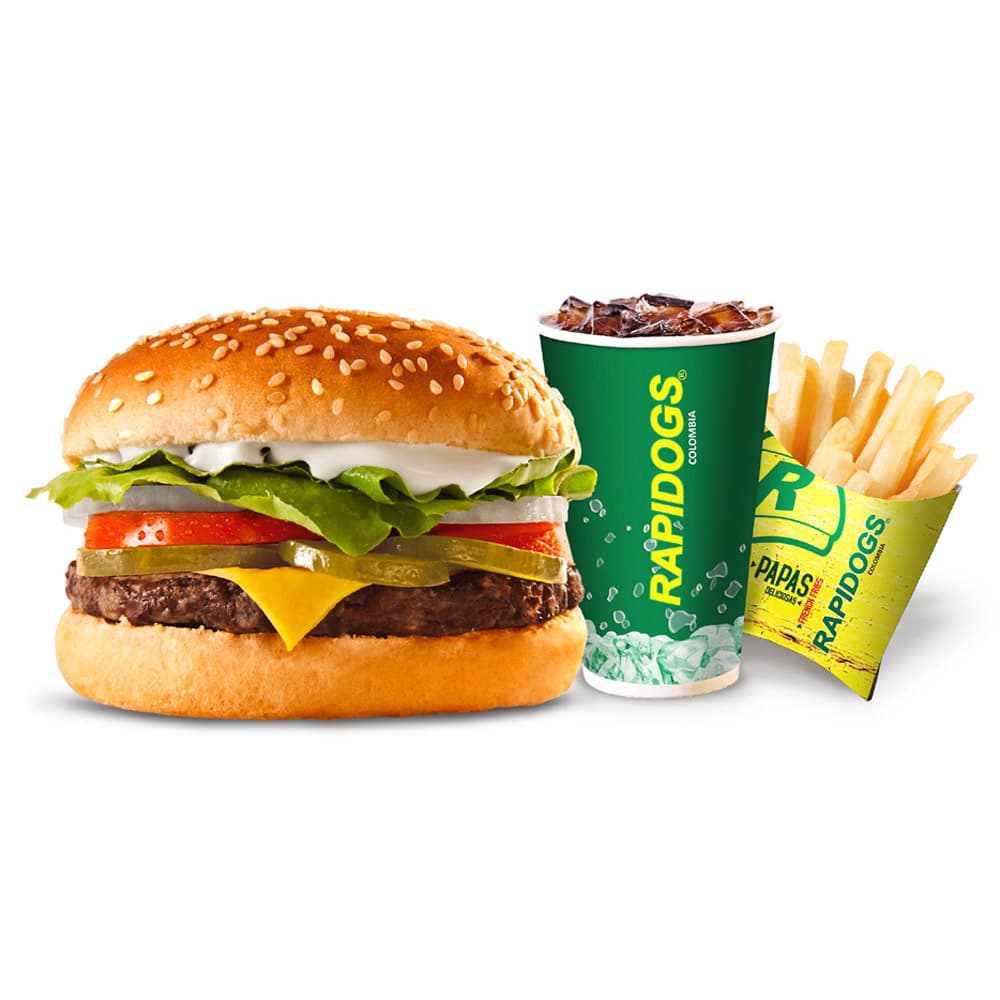 Hamburguesa de Res en Combo