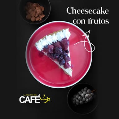 Cheesecake con Frutos Rojos