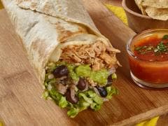 Burrito Con Pollo Desmechado