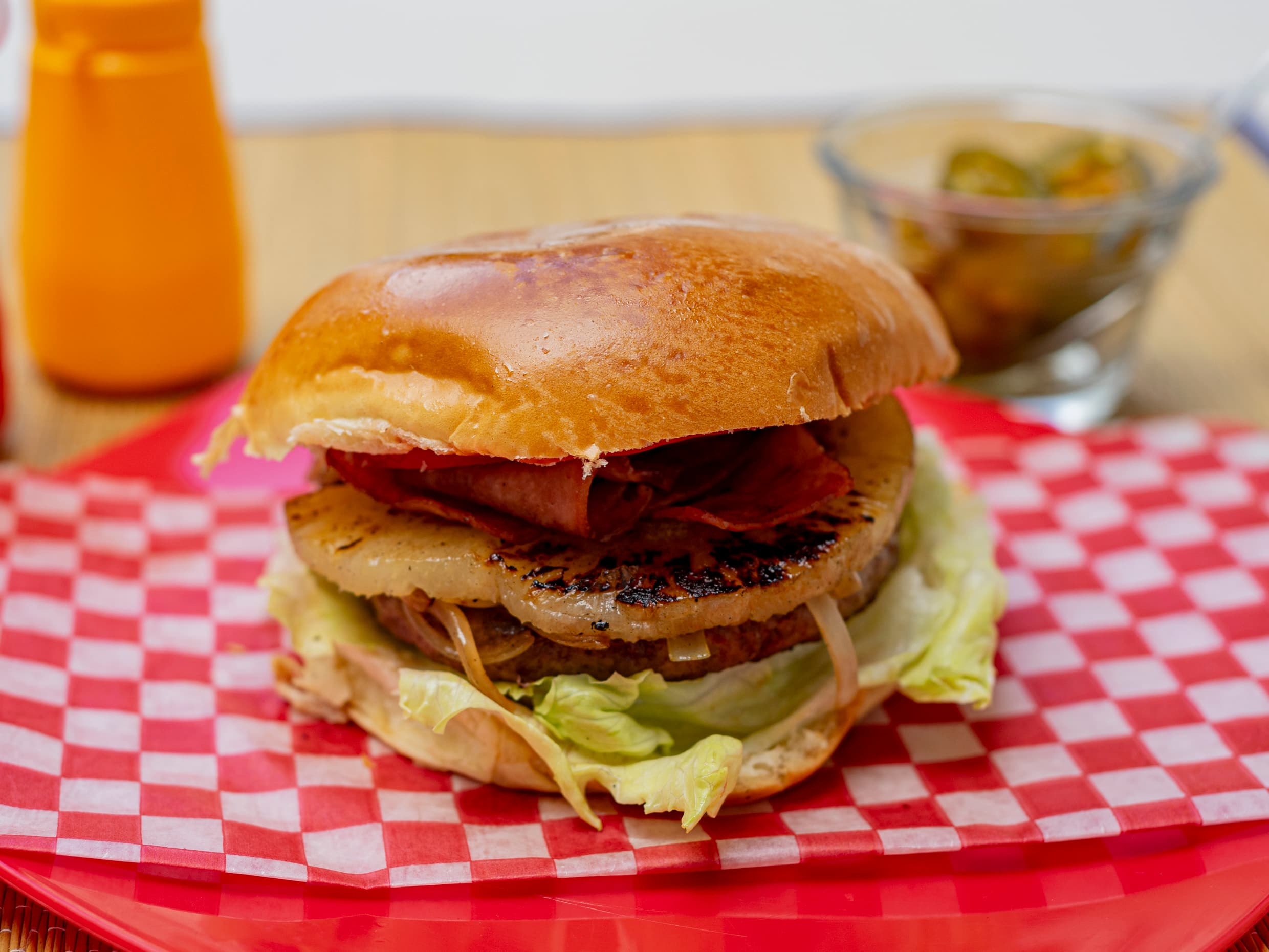 Hamburguesa Hawaiana