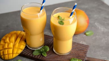 Jugo de Mango en Leche