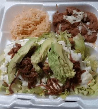 ORDEN DE FLAUTAS + Agua Fresca de Jamaica