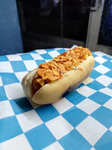 Hot Dog con Doritos