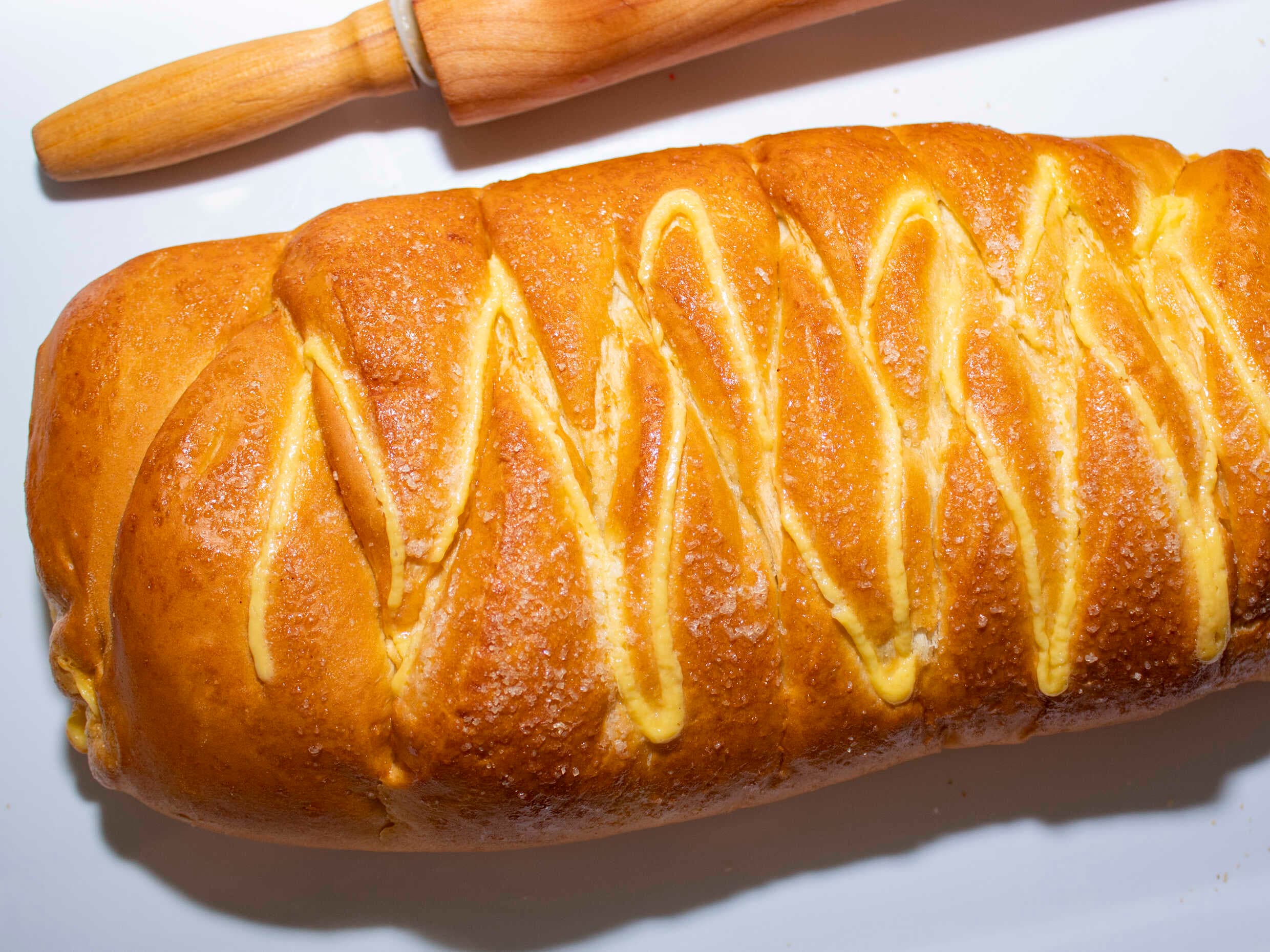 Trenza con Crema Pastelera