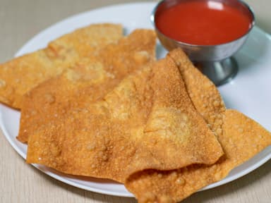 Wan Tan Camarón Frito con Salsa Agridulce Estándar