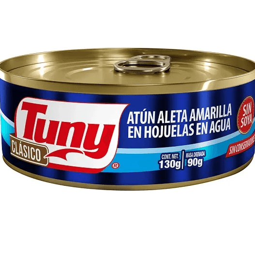 ATUN EN AGUA TUNY 130/90 GRS C/48