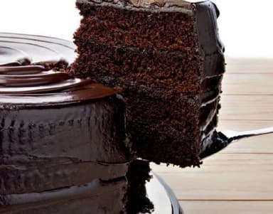 Pastel de chocolate.