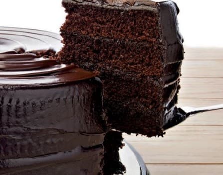 Pastel de chocolate.