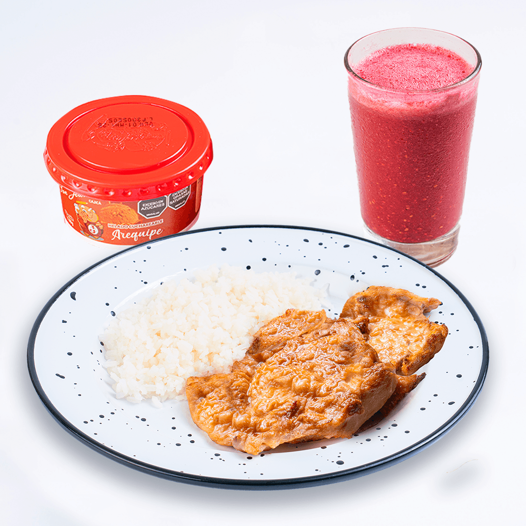 Menú Infantil Pollo Grillé con Helado