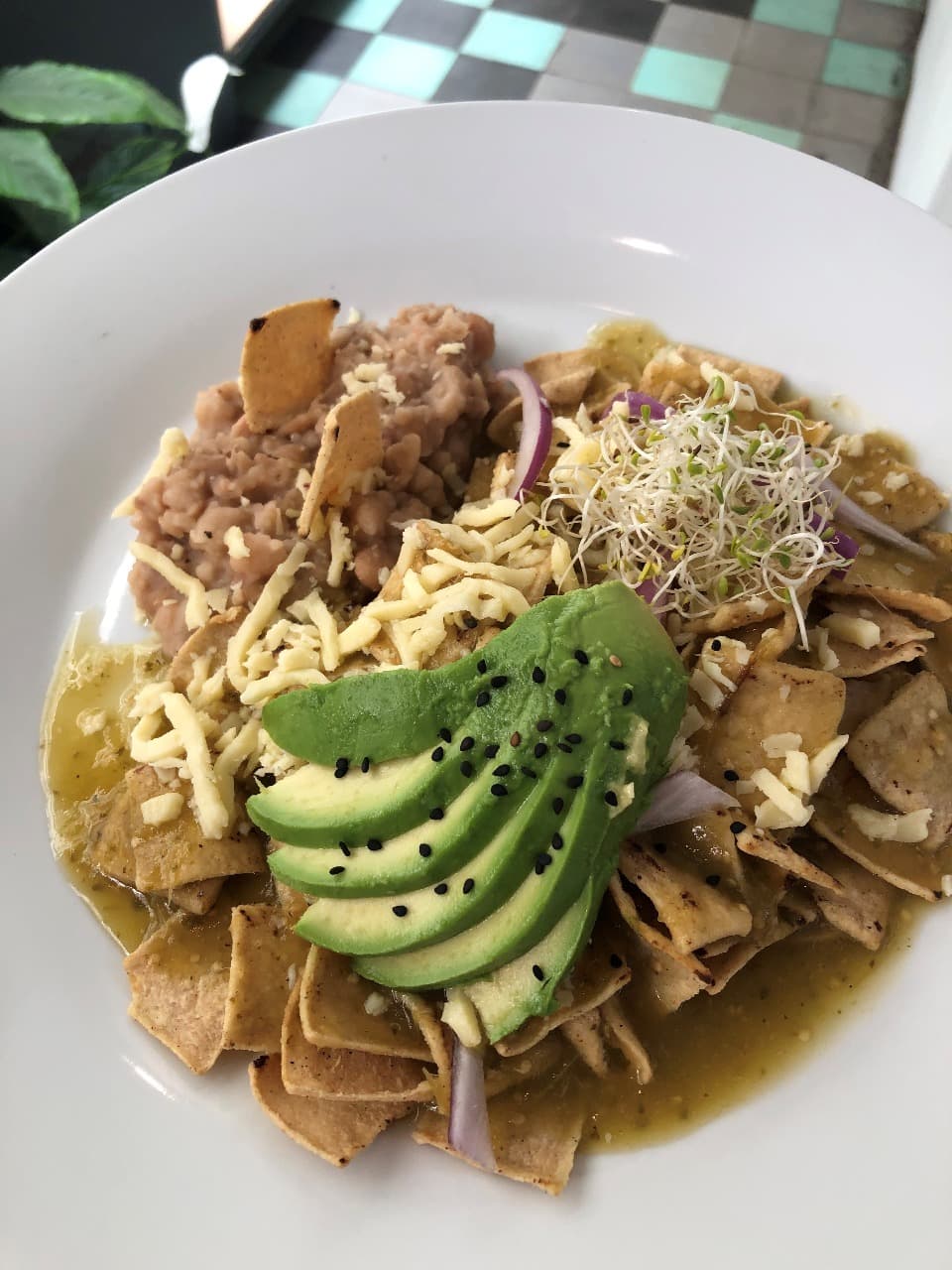Chilaquiles Verde Habanero