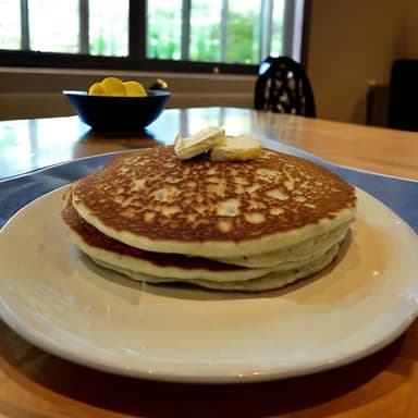 Hot cakes con Fruta