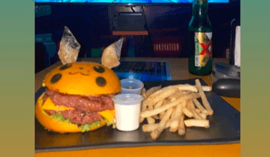 Hamburguesa Pikachu.