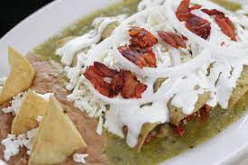 Enchiladas Verdes con Pastor
