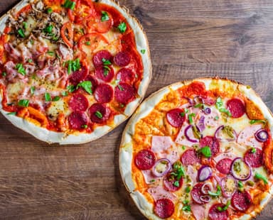 2 Pizzas🔥Especiales 20 CM + 2 Coca-Cola
