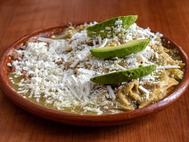 Enchiladas verdes