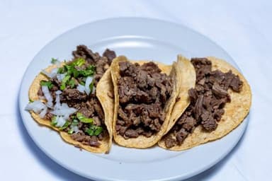 Combo 3 Tacos de Asada Tortilla a Mano + Agua