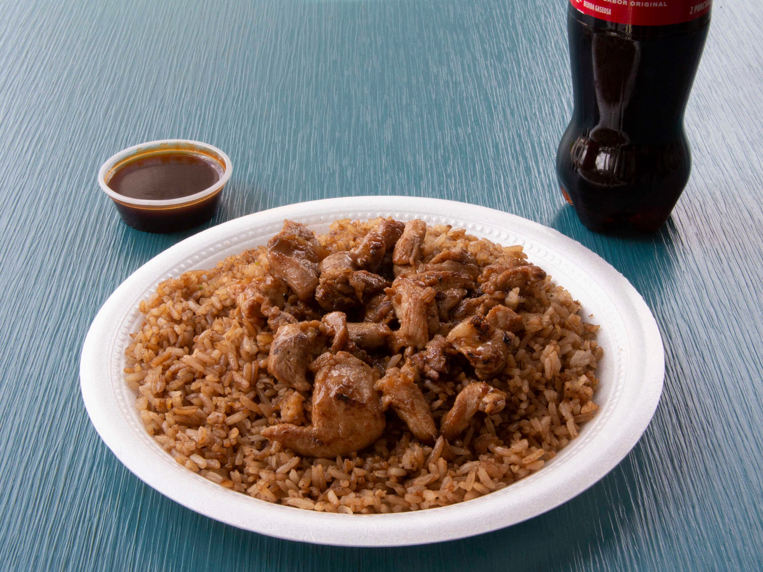 Cerdo Teriyaki + Coca cola 400 ml